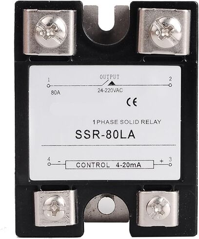 التناظرية 4-20MA إدخال المرحلة الواحدة المرحلة الصلبة ترحيل SSR-40LA 25LA 80LA SSR منظم الجهد النمطية النسبية 1PCs (SSR-25LA) in Kuwait