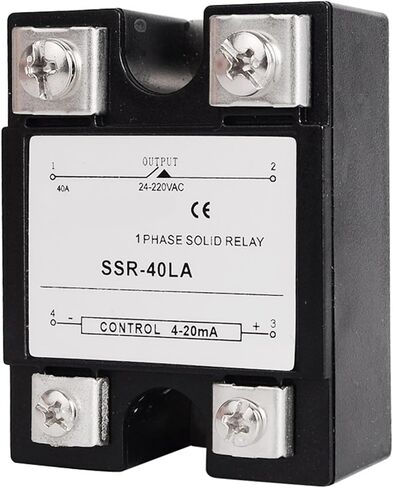 التناظرية 4-20MA إدخال المرحلة الواحدة المرحلة الصلبة ترحيل SSR-40LA 25LA 80LA SSR منظم الجهد النمطية النسبية 1PCs (SSR-25LA) in Kuwait