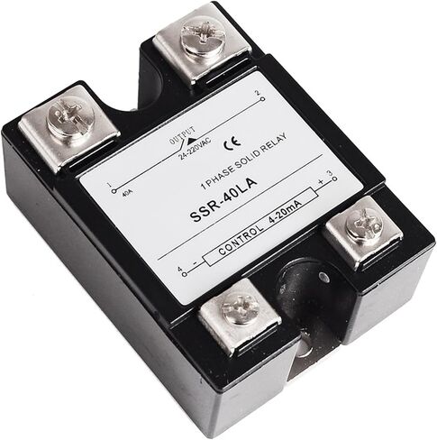 التناظرية 4-20MA إدخال المرحلة الواحدة المرحلة الصلبة ترحيل SSR-40LA 25LA 80LA SSR منظم الجهد النمطية النسبية 1PCs (SSR-25LA) in Kuwait