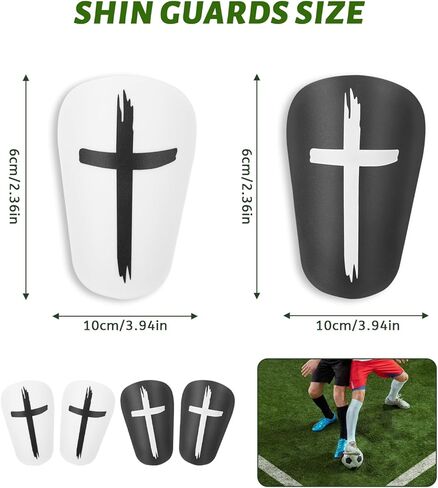 2 Pairs Mini Shin Guards Soccer in Kuwait