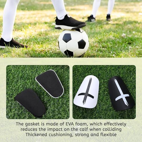 2 Pairs Mini Shin Guards Soccer in Kuwait