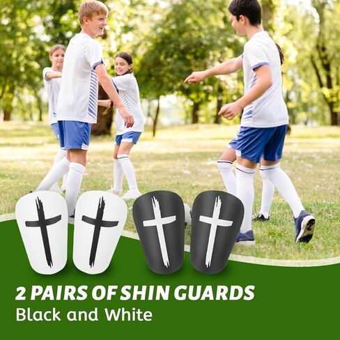 2 Pairs Mini Shin Guards Soccer in Kuwait