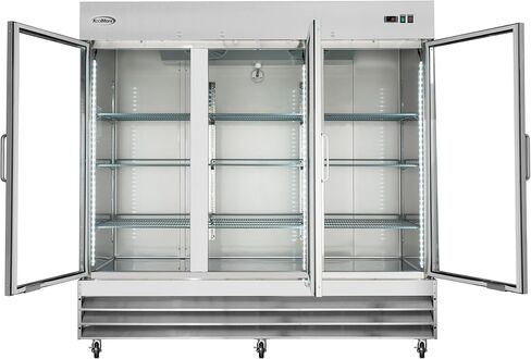 Koolmore RIF-1D-GD Commercial Foright ، Freezer Single Door ، Stainless Steel in Saudi Arabia