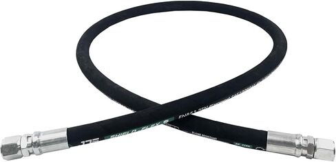 Autovo Hydraulic Hose Swivel Assembly 1/2" Hydraulic Hose with Female JIC X Female JIC 60" Long 3988 psi, Black in Saudi Arabia