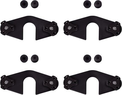 AMA Bracket Kit(8 Pcs Thumb Screw caps; 4 Pcs Brackets;8 Pcs Threaded Inserts;8 Pcs Bolts) Compatible with Hobie Island(Replaces Bungee System) in Saudi Arabia