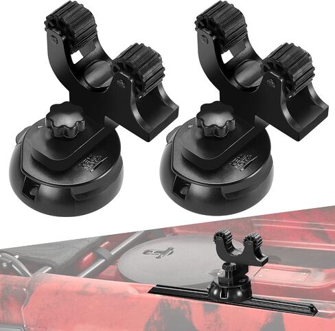 حامل مجداف Kemimoto Kayak ، إكسسوارات Mount Track في قوارب الكاياك لعقد مجاذيف قوارب الكاياك ، 2 PCS Kayak Oar Fishing Roish in Saudi Arabia