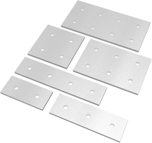 1 Piece Vertical Angle Connector Aluminum Profile mounting Reinforcement Plate 4040 4545 5050 Link end Parallel Vertical Connector Connection(8080-8 Hole) in Saudi Arabia