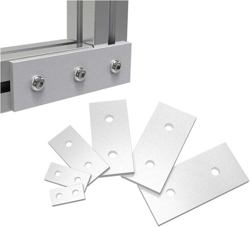 1 Piece Vertical Angle Connector Aluminum Profile mounting Reinforcement Plate 4040 4545 5050 Link end Parallel Vertical Connector Connection(8080-8 Hole) in Saudi Arabia