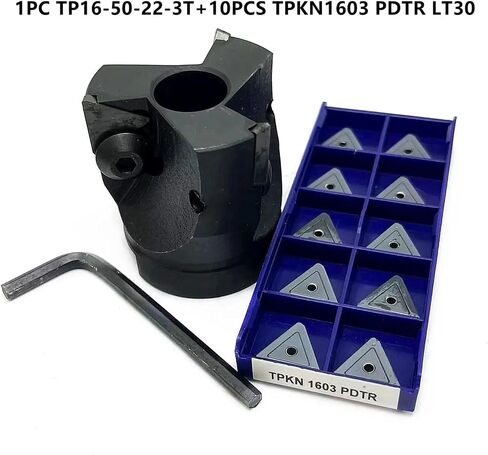 1pc TPKR2204 for TP22-63-22-3T TP16-50-22-3T Right Angle Square Shoulder indexable face Shell Mill Carbide Inserts(TP16-50-22-3T-LT30) in Saudi Arabia