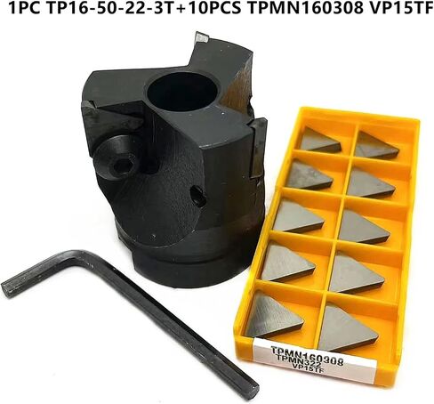 1pc TPKR2204 for TP22-63-22-3T TP16-50-22-3T Right Angle Square Shoulder indexable face Shell Mill Carbide Inserts(TP16-50-22-3T-LT30) in Saudi Arabia