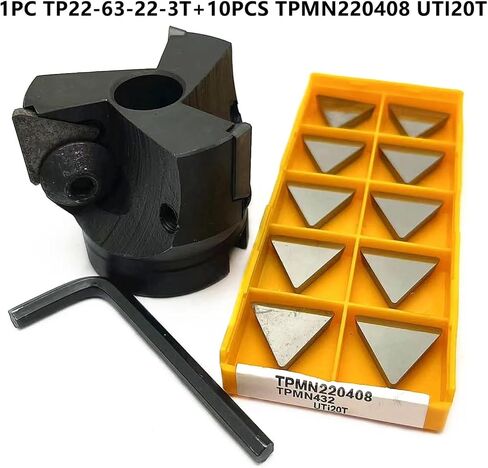 1pc TPKR2204 for TP22-63-22-3T TP16-50-22-3T Right Angle Square Shoulder indexable face Shell Mill Carbide Inserts(TP16-50-22-3T-LT30) in Saudi Arabia