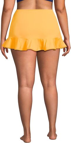 Lands' End Women's Ruffle Hem Mini Swim Skirt in Saudi Arabia