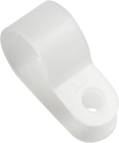 200pcs White Cable Clamp, Nylon Fastener Plastic Wire Clips, 1/2 Inch Clamps Fasteners for Cable Conduit in Saudi Arabia
