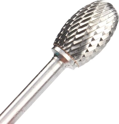 YG8 Alloy Rotary File 1Pcs EX Type Double Slot Tungsten Steel Wood Carving Grinding Head Hard Metal Milling for Copper(EX0813M06) in Saudi Arabia
