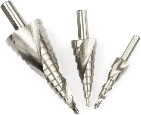 Step Drill Bit 4-12/20/32mm 6-60mm Metal Drills HSS Steel Step Cone Drill Round Shank Wood Metal Drilling Tool Hole 1Pcs(4-32) in Saudi Arabia