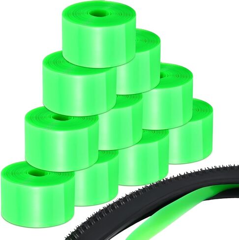 10 Roll Bike Tire Liner Bicycle Inner Tube Flat Protectors Tire Liner Compatible with 24" 26" 27.5" 29" and 700c, TPU Proof Bike Wheel Liner for BMX Mountain Road Bicycle Tires in Saudi Arabia