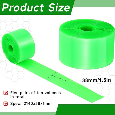 10 Roll Bike Tire Liner Bicycle Inner Tube Flat Protectors Tire Liner Compatible with 24" 26" 27.5" 29" and 700c, TPU Proof Bike Wheel Liner for BMX Mountain Road Bicycle Tires in Saudi Arabia