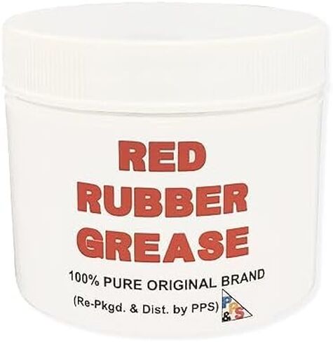 114gm / 4 oz. 100% Pure Genuine RED Rubber Grease, for Brake Caliper Piston Seals and Boots, Corrosion and Oxidation Resistant, Meets Lucas Girling TS-2-34-04 spec. in Saudi Arabia
