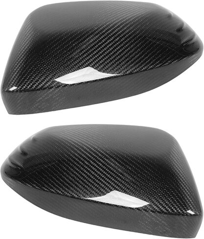 2pcs side rearview mirror غطاء حقيقي ألياف الكربون اليسار بديل لامع لامع لـ gr in Saudi Arabia