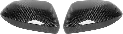 2pcs side rearview mirror غطاء حقيقي ألياف الكربون اليسار بديل لامع لامع لـ gr in Saudi Arabia