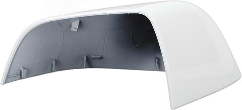 Rear View Side Mirror Cover White Rearview Door Wing Mirror Cap Replacement for 2017 to 2023 (Left (1092290 00 D)) in Saudi Arabia