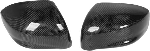 2PCS Side Rearview Mirror Cover Left Right Dry Carbon Fiber Scratch for GTR R35 2008 to 2016 in Saudi Arabia