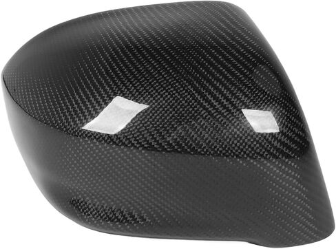 2PCS Side Rearview Mirror Cover Left Right Dry Carbon Fiber Scratch for GTR R35 2008 to 2016 in Saudi Arabia