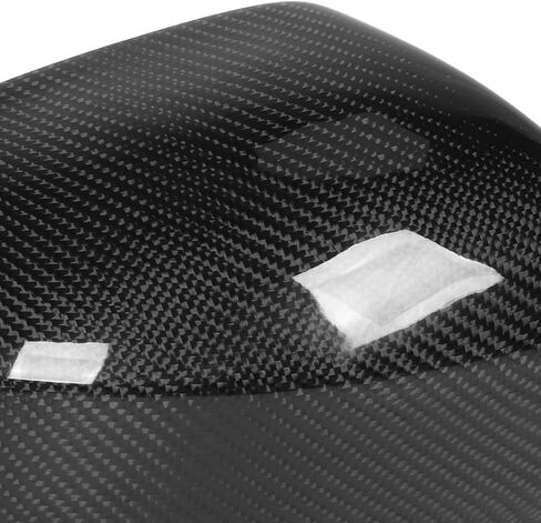2PCS Side Rearview Mirror Cover Left Right Dry Carbon Fiber Scratch for GTR R35 2008 to 2016 in Saudi Arabia