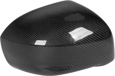 2PCS Side Rearview Mirror Cover Left Right Dry Carbon Fiber Scratch for GTR R35 2008 to 2016 in Saudi Arabia