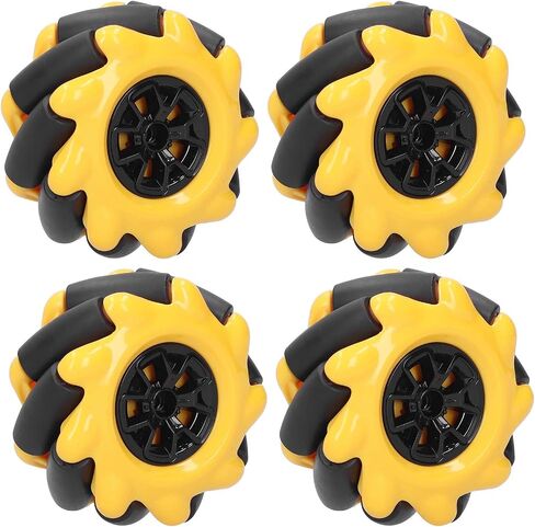 60mm Mecanum Wheel OmniDirectional Smart Robot Car Parts Accessories, DIY Toy Components, for TT Motors Smooth Running and Better Gripping Ability (2) in Saudi Arabia