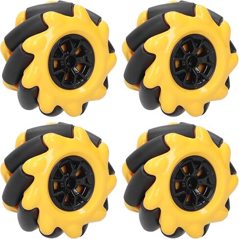 60mm Mecanum Wheel OmniDirectional Smart Robot Car Parts Accessories, DIY Toy Components, for TT Motors Smooth Running and Better Gripping Ability (2) in Saudi Arabia