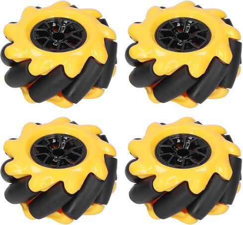 60mm Mecanum Wheel OmniDirectional Smart Robot Car Parts Accessories, DIY Toy Components, for TT Motors Smooth Running and Better Gripping Ability (2) in Saudi Arabia
