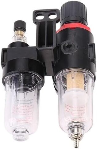 AFC2000 Air Compressor Treatment Unit Oil Water Separator Regulator FRL Combination Union Filter Airbrush Lubricator G1/4" Port(AFC-PC16-02) in Saudi Arabia