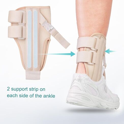 Foot Drop Brace for Walking Lifting Shoes, Drop Foot AFO Brace Help Raise Shoes, Foot Up Splint for Ankle, Improved Walking Gait, Prevent Falls and Injuries, for Left and Right Foot,Fits Women and Men in Saudi Arabia