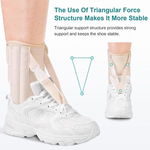 Foot Drop Brace for Walking Lifting Shoes, Drop Foot AFO Brace Help Raise Shoes, Foot Up Splint for Ankle, Improved Walking Gait, Prevent Falls and Injuries, for Left and Right Foot,Fits Women and Men in Saudi Arabia