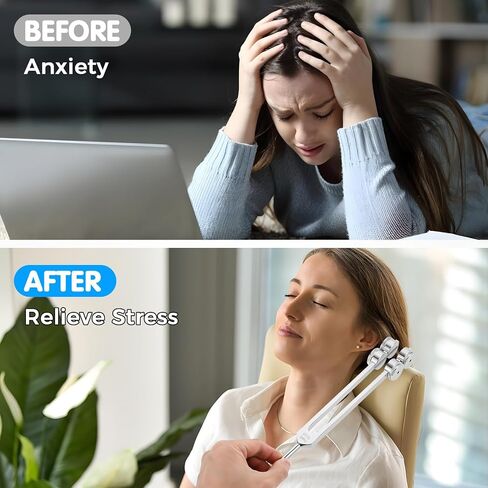 32 Hz 48 Hz 64 Hz and 128 Hz Otto Tuner Weighted Tuning Forks of 4 for stress alleviation, relaxation, with Handbag, Hammer and Wrench in Saudi Arabia