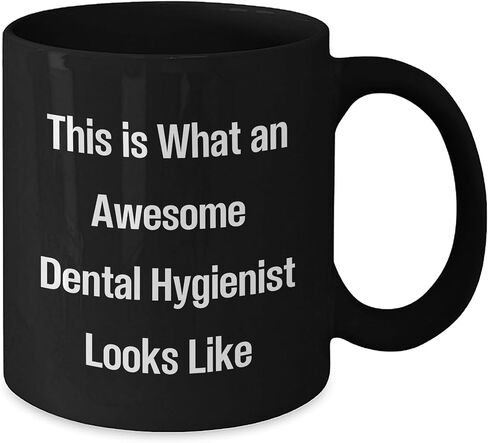 Dental Hygienist Funny Mugs, This Is What An Awesome Dental Hygienist Looks Like, Valentine's Day Unique Gifts for Dental Hygiene Professionals by Family, Friends or Coworkers in Saudi Arabia