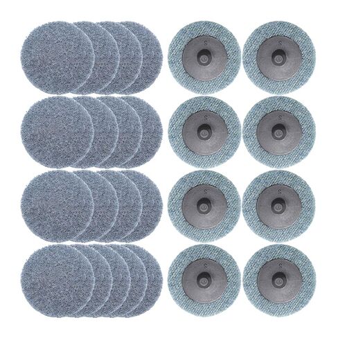 Merryland 25 Pack Surface Conditioning Disc 2 inch Mixed Quick Change Disc | 2inch Die Grinder, Sanding Disc Nylon Non-Woven Disc Paint Rust Metal Steel Iron Universal, DGTAA25C4 in Saudi Arabia