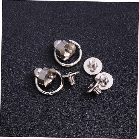 LIFKOME 30pcs Brass Rivet Studs for Leathercraft Mini Rotatable Fasteners Sturdy Accessories for Bags Belts and Craft Projects in Saudi Arabia