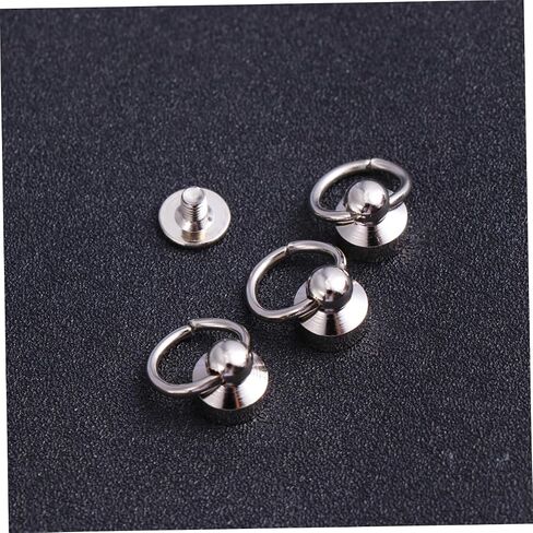 LIFKOME 30pcs Brass Rivet Studs for Leathercraft Mini Rotatable Fasteners Sturdy Accessories for Bags Belts and Craft Projects in Saudi Arabia