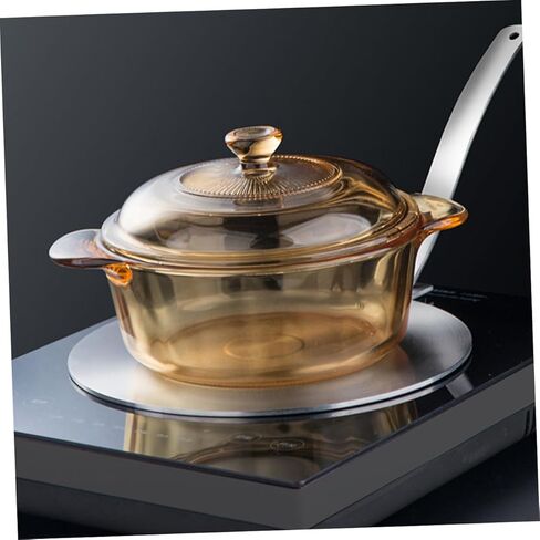 صفيحة تحريض من الفولاذ المقاوم للصدأ لوحة حرارة الناشر لموقد الغاز ولوحة طبخ الطبخ الحثية مقبض مقبض مقبض المطبخ ملحقات المطبخ 12 بوصة قطرها 12 بوصة in Kuwait