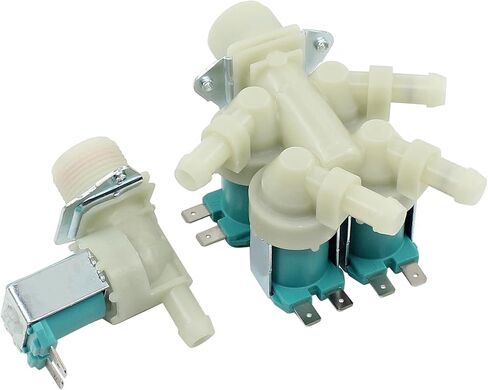 DC62-00214M DC62-30314K Washer Cold and Hot Water Inlet Solenoid Valve for Samsung WF56H9100AV/A2, WF457ARGSWR/AA, WF42H5600AP/A2, WF56H9100AW/A2, WF455ARGSGR/AA, WF45H6300AG/A2 in Saudi Arabia