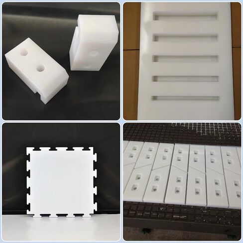 1 PCS HDPE ورقة 1/2 سميكة ， الحجم 12 "× 6" ， لوحة بلاستيكية من البولي إيثيلين عالية الكثافة لوحات بلاستيكية صلبة بلوك بلاستيك لمشاريع DIY التي تعمل على تصنيع يدوية ديكور المنزل (1 ، 12 × 6 × 1/2 ") in Saudi Arabia