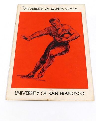 1932 Santa Clara at San Francisco College Football Program 11-13-32 - NFL Programs in Saudi Arabia