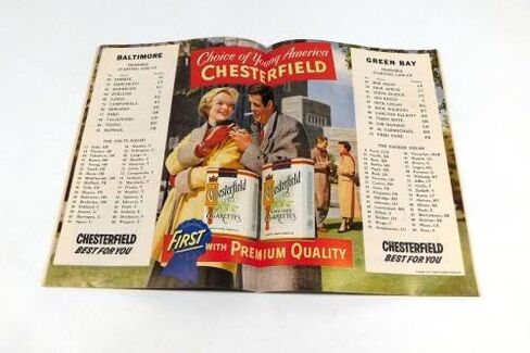 1953 Baltimore Colts at Bay Packers NFL Football Program 10-18-53 - NFL Programs in Saudi Arabia