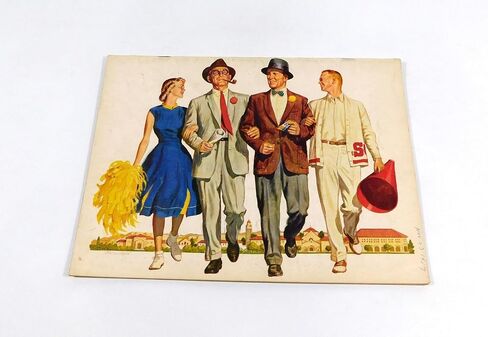 1957 California at Stanford College Football Program 11-23-57 The 60th Big Game - College Programs in Saudi Arabia