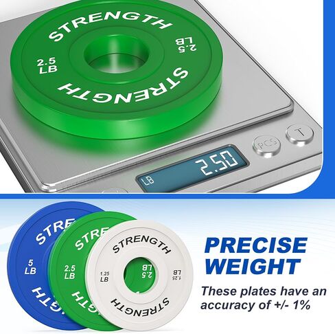 XDDIAS Rubber Weight Plates for Barbell, 2-Inch Olympic Grip Plate for Strength Training, Weightlifting and Bodybuilding in Home & Gym, Solid Cast Iron Weight Plates Pair and Sets in Kuwait