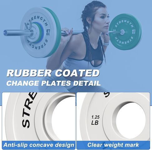 XDDIAS Rubber Weight Plates for Barbell, 2-Inch Olympic Grip Plate for Strength Training, Weightlifting and Bodybuilding in Home & Gym, Solid Cast Iron Weight Plates Pair and Sets in Kuwait