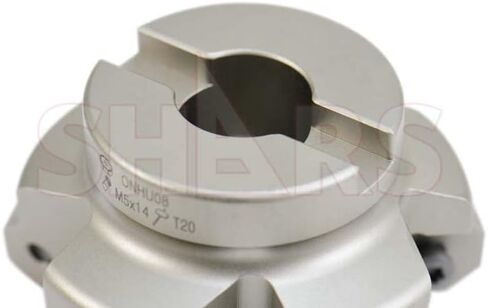 Shars 2.5" 45° Indexable Face Mill for ONHU 16 Cutting Edge Insert 404-2628W P[ in Saudi Arabia