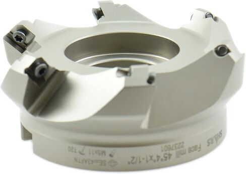 CNC 4" 45° Indexable Face Mill SEHT 43 Insert 6FL with Certificate 404-2248W P[ in Saudi Arabia